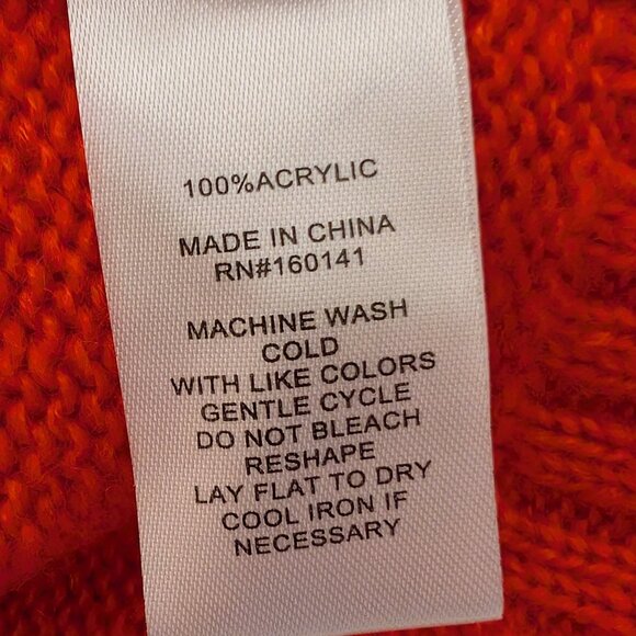 89th & Madison Red Spacedye Sweater Size Small NWT - Picture 9 of 10